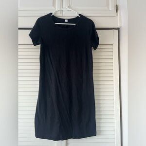 Classic Black T shirt Dress